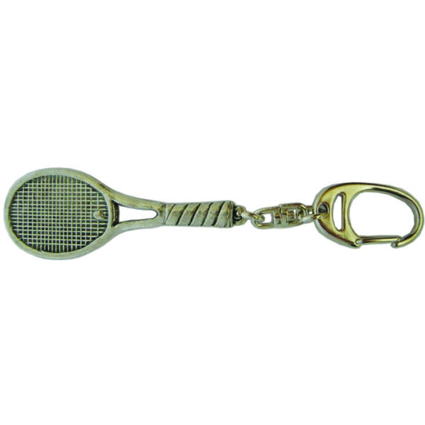 Tennis on sale racket keyring